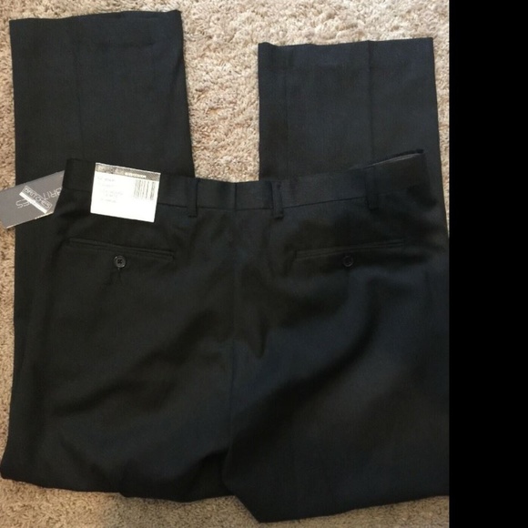 Men's Dress Pants 36×30 black Modern fit NWT - Picture 2 of 7